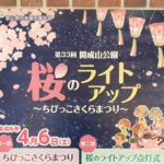 開成山公園内桜ライトアップ・ちびっこさくらまつり◆4月6日（土）